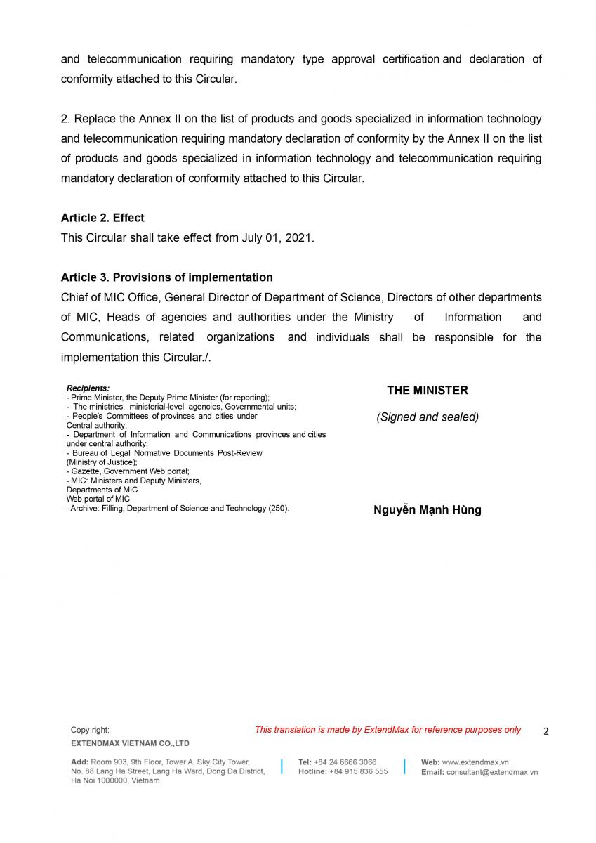 Circular 11/2021/TT-BTTTT 2